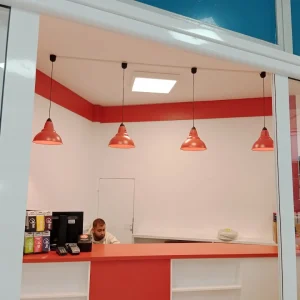reception-red-pendant-lights